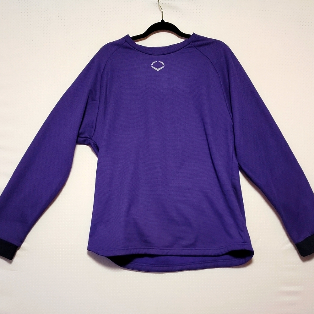 Evoshield Men's Pro Team Heater Fleece Pullover Purple Size Large